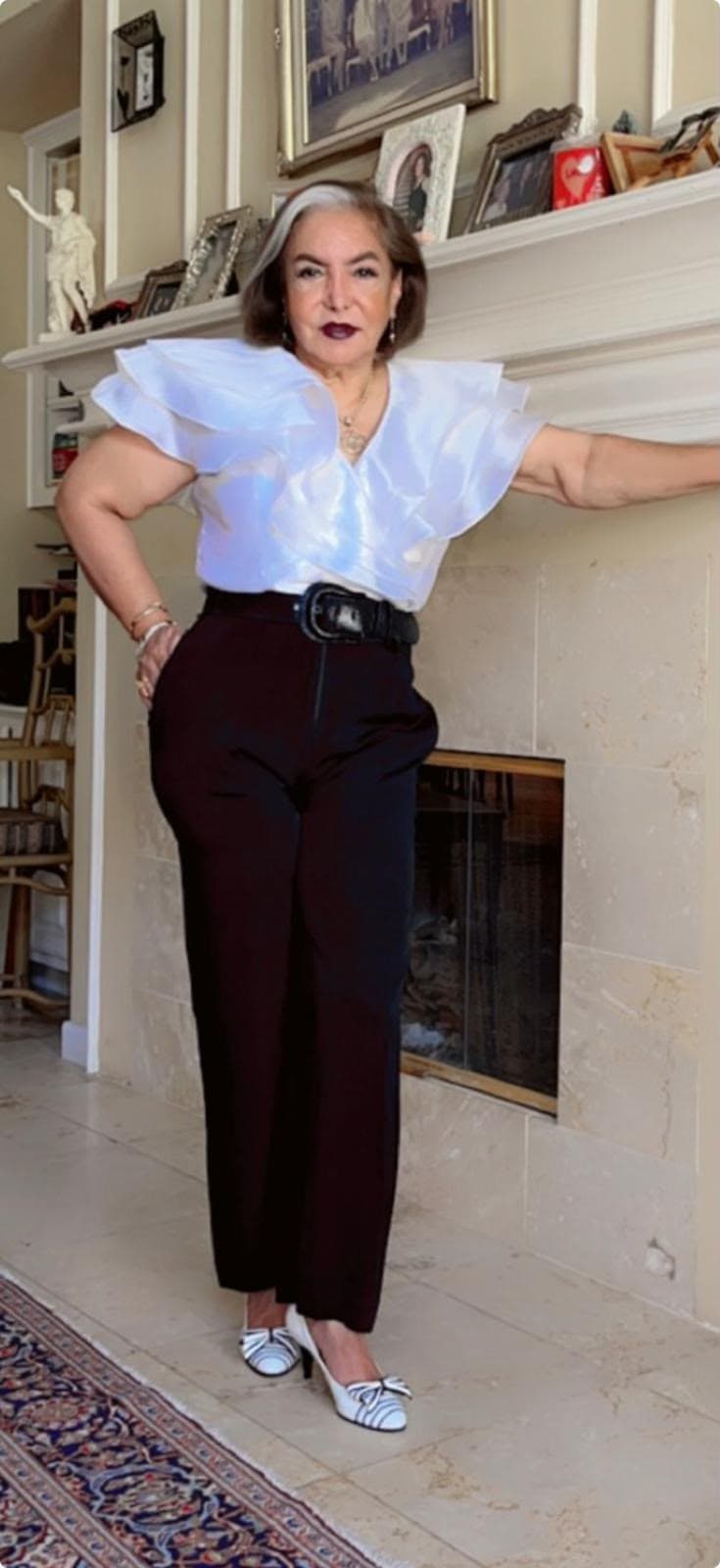 Veronica Medellin inside luxury Houston residence