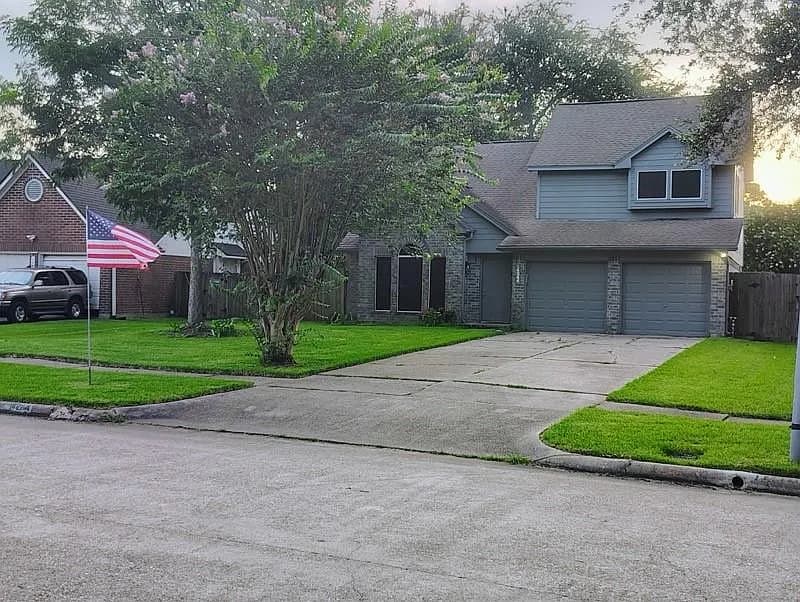 Front exterior of 14244 Oak Chase Dr, Houston TX, Clear Lake, Houston